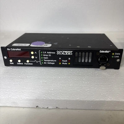 Crest Audio NX, NexSys Cobranet module 2 Ch Amplifier CKi Control CFA-NXCOBRA-ZZ - Image 1 of 4