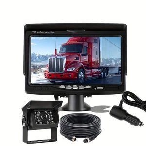 7'' HD Monitor Plug&Play Rear View Camera Backup Camera Truck Truck Trailer RV - Picture 1 of 7