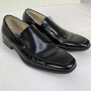 Scarpe mocassini uomo Stacy Adams Jonah in pelle nera taglia 9M mocassini eleganti - Foto 1 di 7