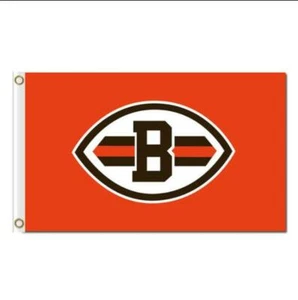 Bandiera Cleveland Browns B 3X5 bandiera uomo grotta. - Foto 1 di 1