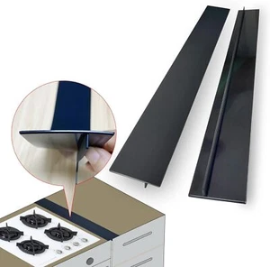 2 PCS 30 inch Black Stove Gap Covers Silicone Gap Filler for Stove Durable NEW - Picture 1 of 2