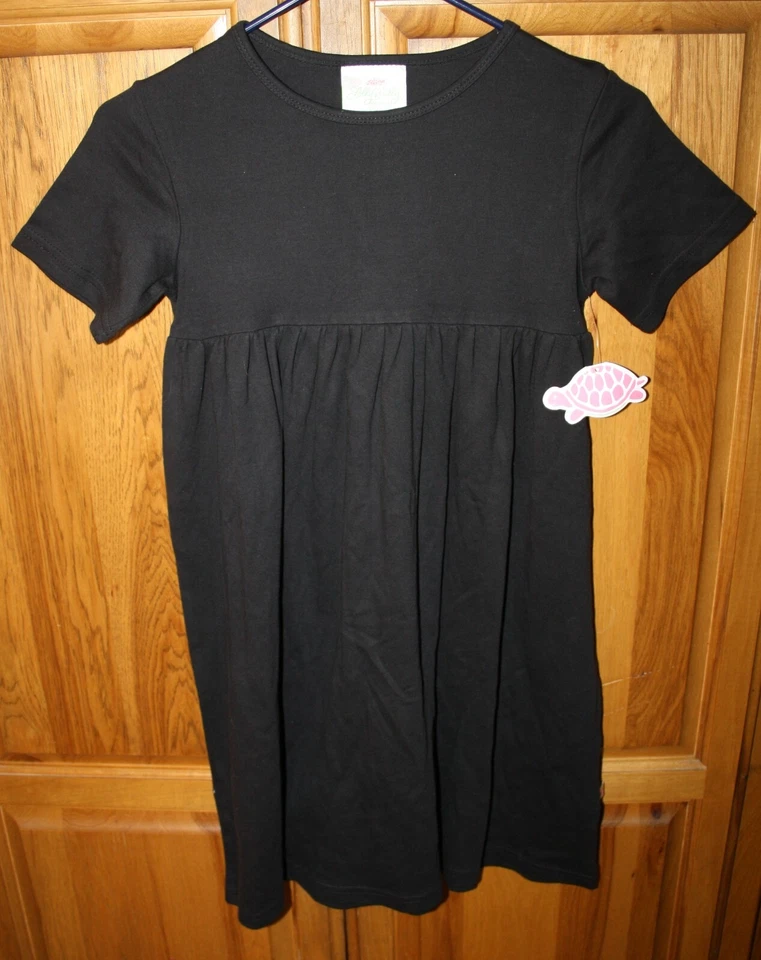 VESTIDO de algodón negro para niñas LOLLY WOLLY DOODLE talla 8/9 NUEVO con etiqueta Foto 1 de 1