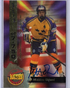 1994 Signature Rookies Mattias Ohlund Auto Signed /7550 Vancouver OPL Hockey - Picture 1 of 1