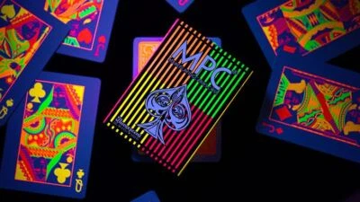 MURPHY'S MAGIC SUPPLIES, INC. QUAD Fluorescent Playing Cards, A Great Gift for Poker Players and Collectors