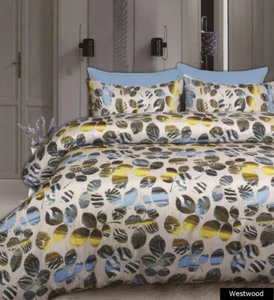 Westwood Printed Foliage Quilt Cover Set - Picture 1 of 2