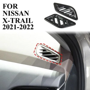 Cubierta de salida de aire para tablero de fibra de carbono L&R para Nissan Rogue 2021-22 - Imagen 1 de 5