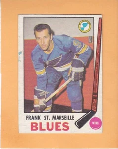 FRANK ST. MARSEILLE #177 1969-70 O-PEE-CHEE ROOKIE ST. LOUIS BLUES VERY GOOD - Picture 1 of 2