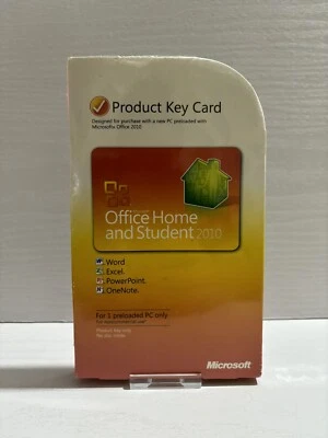 Microsoft Office 2010 Home & Student Product Key Card - Image 1 of 3