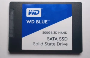 Western Digital Blue 3D NAND 500GB Internal 2.5" (WDS500G2B0A) SSD - Picture 1 of 2