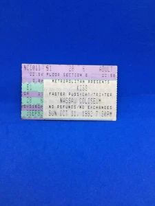 Biglietto vintage Kiss/Faster Pussycat/Trixter Stub Nassau Coliseum 11 ottobre 1992 - Foto 1 di 2