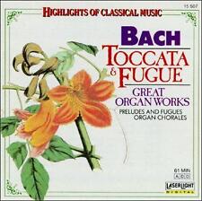 Bach: Toccata & Fugue, Great Organ Works - Audio CD - VERY GOOD DISC ONLY #J251