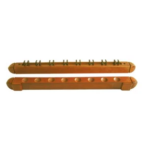 Cheap Economical Timber Pool Snooker Billiards WALL Cue RACK Holder 8 x Cues - Picture 1 of 2