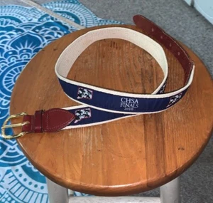 CHSA FINALS BELT Connecticut Horse Show Hunter JUMPER MEDIUM Cape Cod Belt Co - Picture 1 of 7