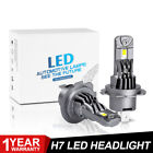 2x H7 LED Headlight Bulb Kit High Low Beam 75W 50000LM Super Bright 6000K White