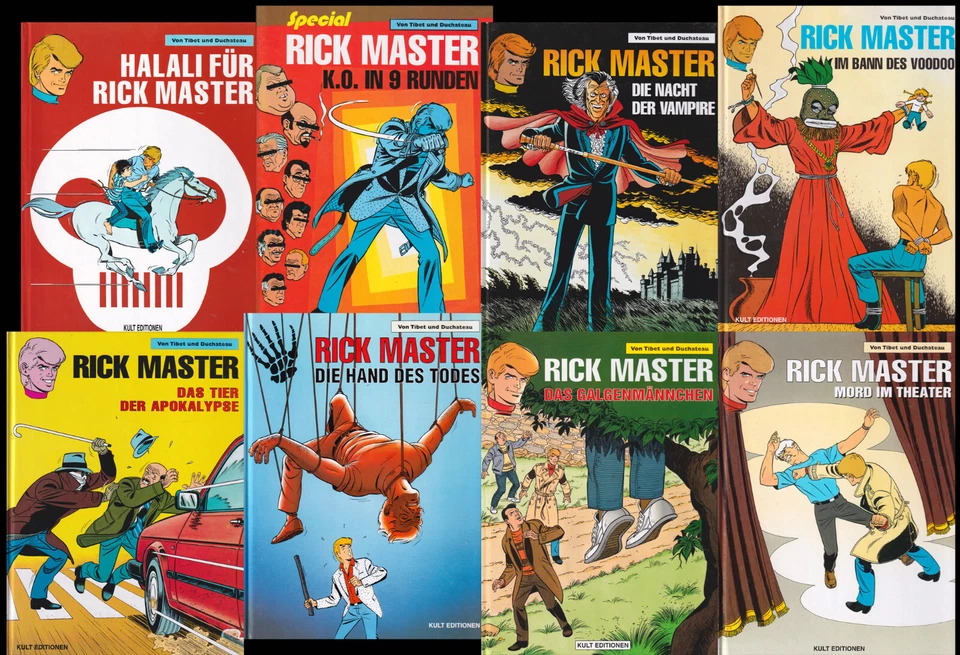 Rick Master ab Band 26 - 77, KULT Editionen -HC /Hardcover - AUSWAHL - Neuwertig - Bild 1 von 1