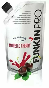 Funkin Pro Morello Cherry Puree 5x 1Kg Natural Fruit Cocktails Smoothies BB 9/20 - Picture 1 of 1
