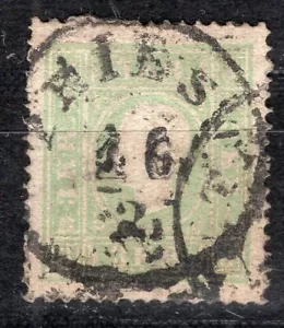 FRANCOBOLLO AUSTRIA 1858/9 Sc. # 8 TIPO II USATO ANNULLO TRIESTE - Foto 1 di 2