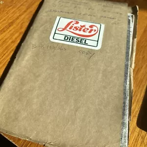 LISTER Instruction Book Parts List Book 103/363 6-1, 8-1, 12-2 Engines Reprint - Picture 1 of 18
