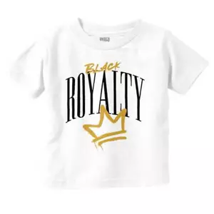 Cool Urban Black Royalty King Queen Crown Toddler Boy Girl Youth T Shirt Tee - Picture 1 of 4