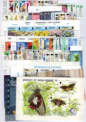 JERSEY / GREAT BRITAIN / 1990 - 1995 MINT MNH SELECTION  / CV 182£ - Image 1 of 3