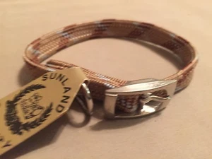 Sunland Dog Collar 14” Brown Rainbow - Bild 1 von 3