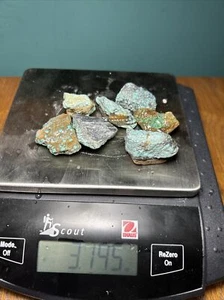 90 gramos 3,1 oz pepitas de tela de araña turquesa antigua A9 - Imagen 1 de 5