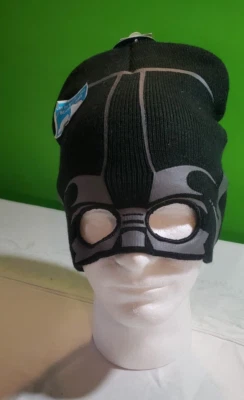NUEVO STAR WARS DARTH VADER NEGRO TEJIDO REVERSIBLE GORRO SOMBRERO MÁSCARA S/M 4-7 AÑOS Foto 1 de 4