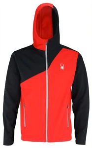 Spyder Men's Hydroweb Hooded Softshell Jacket, Color Variation - Picture 1 of 7
