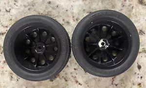 R/C RC PROLINE WHEELS WITH TIRES #8253 1.10X3.31 GREAT CONDITION - Picture 1 of 7