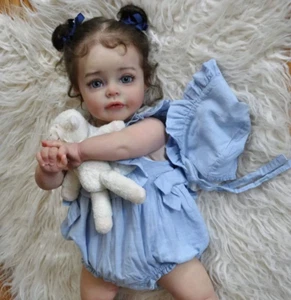 Bambola Reborn Originale in Silicone Morbido Soft Touch Realistica Big Size 60Cm - Imagen 1 de 5