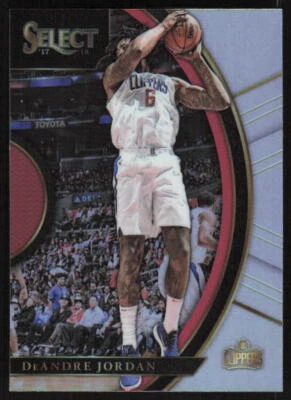 2017-18 Panini Select Concourse Silver #59 DeAndre Jordan Los Angeles Clippers - Image 1 of 2