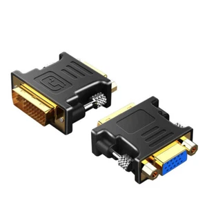 DVI-I Male Analog (24+5) to VGA Female (15-pin) Connector Adapter Desktop PC #44 - Picture 1 of 2