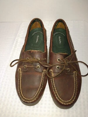 Men's 8.5 Leather Casual Slip On Shoes - Image 1 of 4