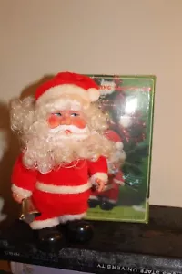 Vintage Musical Walking Santa Claus Battery Operated - Untested - w/ Box! - Picture 1 of 9
