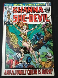 First 1st Appearance SHANNA THE SHE DEVIL 1 Seuling Gerber Tuska - Picture 1 of 10