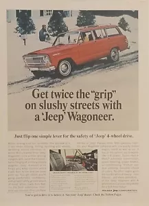 1968 Jeep Wagoneer 4WD V8 Turbo Hydra Matic Car Automobile Print Ad - Picture 1 of 1