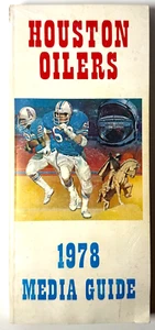 Houston Oilers 1978 Media Guide Book with autographs - Picture 1 of 6
