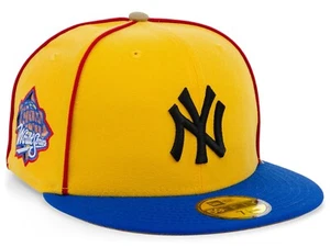 New York Yankees New Era Lasso 59FIFTY Hat 1999 World Series Size 7 3/8 Brown UV - Picture 1 of 7