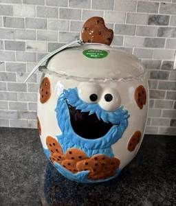 Krümelmonster Sesamstraße Muppets, Keramik Keksdose 11" x 8" NEU - Bild 1 von 3