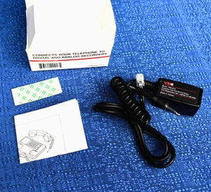 Vec Telephone Record Coupler TRX-20 3.5mm Digital and Analog Recorder Connector - Picture 1 of 6