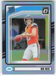 2024 Donruss #369 Bo Nix FOOTBALL Denver Broncos - Picture 1 of 2