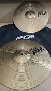Paiste PST3 14" Hi Hat Cymbals 2 Pre-owned Plus Large Paiste Bag - Picture 1 of 10