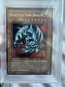 Blue Eyes Toon Dragon MRL-E000 Unlimited Secret Rare Holo 2002 Spell Ruler - Picture 1 of 4