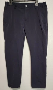 Under U-510 Pants Mens 34x27 Blue Performance Stretch Zip Pockets Tapered Casual - Picture 1 of 7