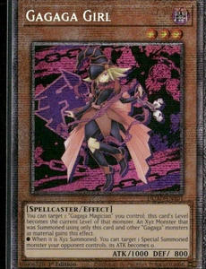 Gagaga Girl (Alternate Art) 1st Edition Starlight Rare Duelist's Advance DUAD-EN - Afbeelding 1 van 3