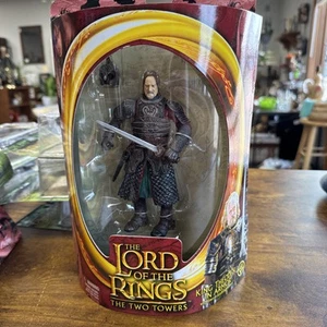 LOTR Two Towers King Theoden in Armor Actionfigur 2003 - Bild 1 von 6