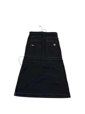 Maxi Falda De Colección Y2K Años 90 Nylon - Kik Girl Alt Rave Gótica Negra Talla L Rara Foto 1 de 4