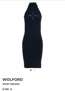 Wolford Black Bodycon Dress Size M - Picture 1 of 5