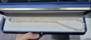 Akoya Queen Perlenkette 6 mm bunte Perlen - Top Qualität edler Schmuck - Bild 1 von 2