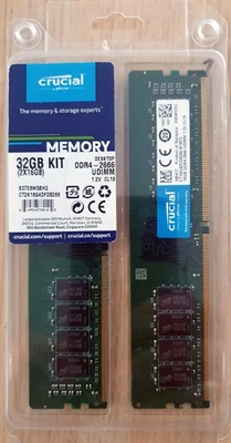 Crucial RAM Kit CT2K16G4DFD8266 32GB (2x16GB) DDR4 2666MHz CL19 - Bild 1 von 2